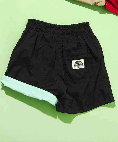 BREEZE(ブリーズ)の「【2WAY】リバーシブルハーフパンツ(その他パンツ・キッズ・レッド/ターコイズブルー/ブラック/パープル・80/120/130/110/100/90/140)」の1枚目の写真