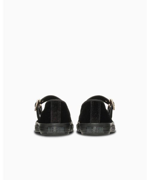 CONVERSE ALL STAR(コンバースオールスター)の「ALL STAR LP MJ VELVET BIJOUBELT OX / オールスター LP MJ ベルベット ビジューベルト OX(バレエシューズ・レディース・ブラック・4/3/6.5/5/7/7.5/5.5/4.5/3.5)」の5枚目の写真