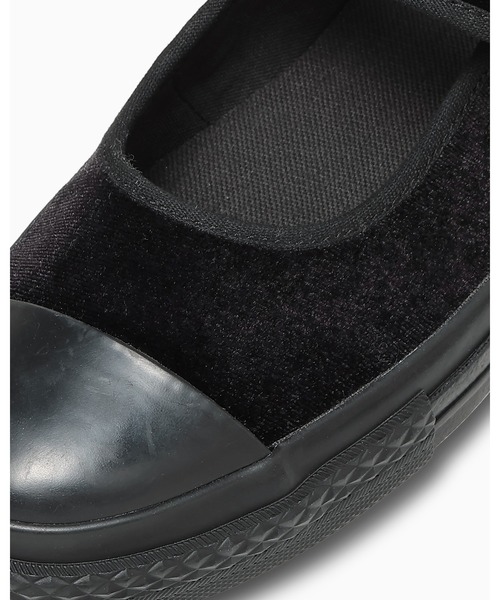 CONVERSE ALL STAR(コンバースオールスター)の「ALL STAR LP MJ VELVET BIJOUBELT OX / オールスター LP MJ ベルベット ビジューベルト OX(バレエシューズ・レディース・ブラック・4/3/6.5/5/7/7.5/5.5/4.5/3.5)」の7枚目の写真
