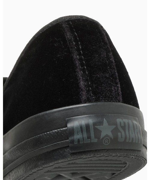 CONVERSE ALL STAR(コンバースオールスター)の「ALL STAR LP MJ VELVET BIJOUBELT OX / オールスター LP MJ ベルベット ビジューベルト OX(バレエシューズ・レディース・ブラック・4/3/6.5/5/7/7.5/5.5/4.5/3.5)」の8枚目の写真