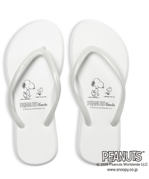 PEANUTS（ピーナッツ）の「PEANUTS ピーナッツ TRPL ビーチサンダル WH（サンダル）」