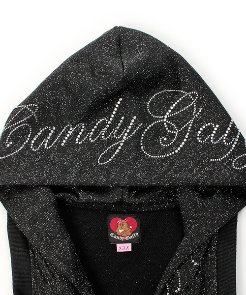 GALFY(ガルフィー)の「Candy Galfy-キラ☆FANCYフーディー(パーカー・レディース・ブラック/ピンク・FREE)」の10枚目の写真