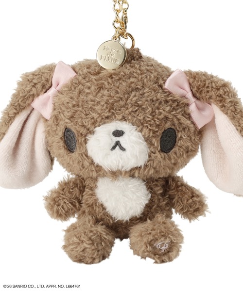 sanrio(サンリオ)の「【受注生産】シュガーバニーズ チャーム(キーホルダー・レディース・ホワイト/ライトブラウン・FREE)」の3枚目の写真