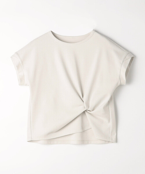 K.T KIYOKO TAKASE(キヨコタカセ)の「〔 Sサイズ 〕 コットン強撚ポンチ デザインタックシャツ(Tシャツ/カットソー・レディース・サックスブルー/ホワイト/ブラウン/シャンパン・5号)」の11枚目の写真