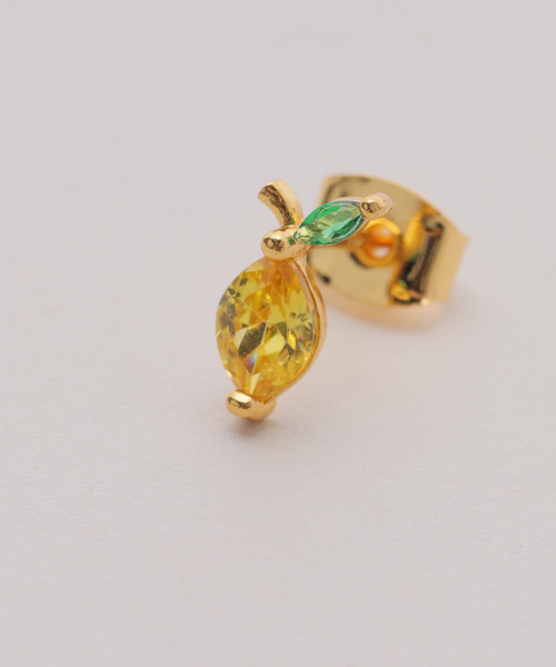 journal standard L'essage(ジャーナルスタンダードレサージュ)の「《WEB限定》Girlscrew/ガールズクルー Tropical Fruit ピアス (5ピース1セット)(ピアス(片耳用)・レディース・ゴールド・FREE)」の5枚目の写真
