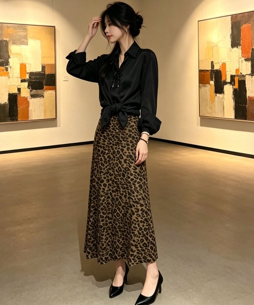 gossip!ロサンゼルス(ゴシップロサンゼルス)の「スカート(スカート・レディース・レオパード・M/L)」の5枚目の写真