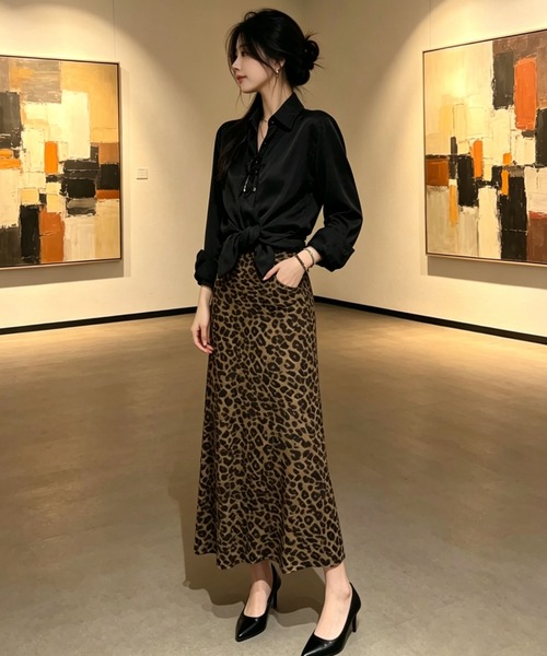 gossip!ロサンゼルス(ゴシップロサンゼルス)の「スカート(スカート・レディース・レオパード・M/L)」の6枚目の写真