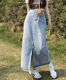 追加5 ULTデニムスリットリーンスカート（デニムスカート）｜OUTDOOR