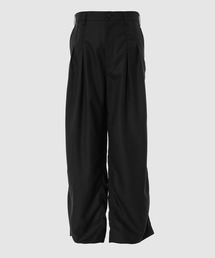 WOOL GARBARDINE CLASSIC PANTS
