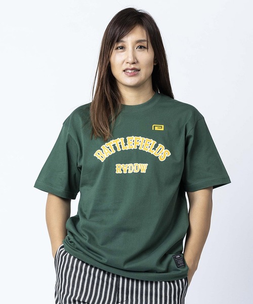 reversal.dogi.design.works(リバーサル・ドーギ・デザイン・ワークス)の「<reversal/リバーサル>BF COLLEGE COTTON TEE(Tシャツ/カットソー・メンズ・ブラック/グリーン/グレー・XL/M/L/2XL)」の18枚目の写真