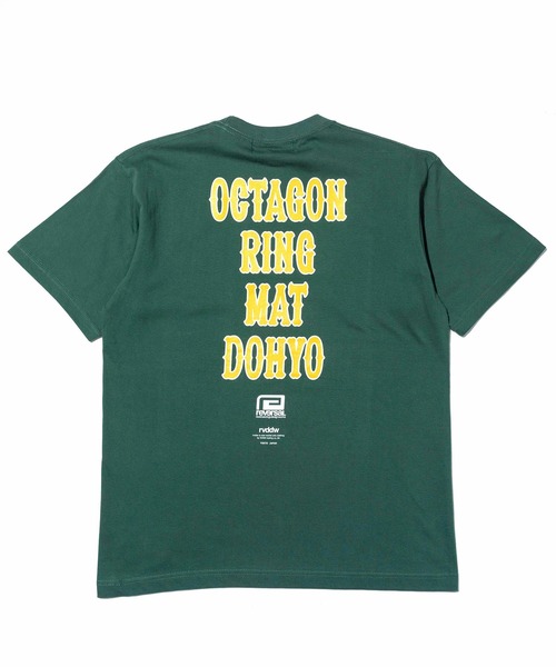 reversal.dogi.design.works(リバーサル・ドーギ・デザイン・ワークス)の「<reversal/リバーサル>BF COLLEGE COTTON TEE(Tシャツ/カットソー・メンズ・ブラック/グリーン/グレー・XL/M/L/2XL)」の8枚目の写真