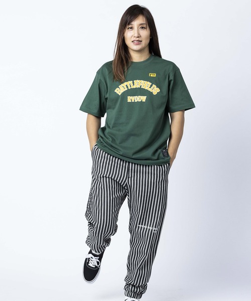 reversal.dogi.design.works(リバーサル・ドーギ・デザイン・ワークス)の「<reversal/リバーサル>BF COLLEGE COTTON TEE(Tシャツ/カットソー・メンズ・ブラック/グリーン/グレー・XL/M/L/2XL)」の12枚目の写真
