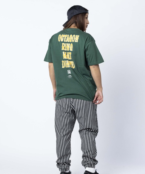 reversal.dogi.design.works(リバーサル・ドーギ・デザイン・ワークス)の「<reversal/リバーサル>BF COLLEGE COTTON TEE(Tシャツ/カットソー・メンズ・ブラック/グリーン/グレー・XL/M/L/2XL)」の5枚目の写真