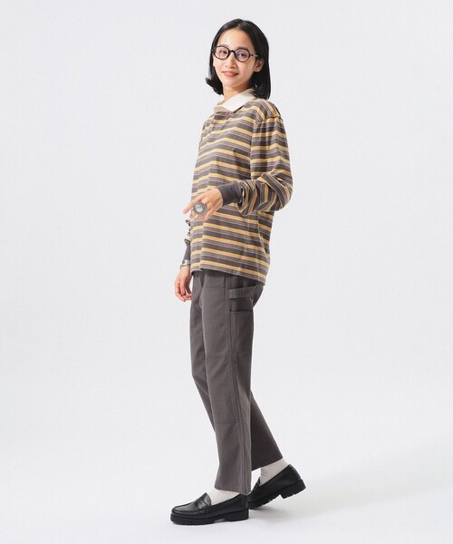 BEAMS BOY(ビームスボーイ)の「ダブルニー パンツ(その他パンツ・レディース・ブラック/ベージュ・0/2/1)」の4枚目の写真