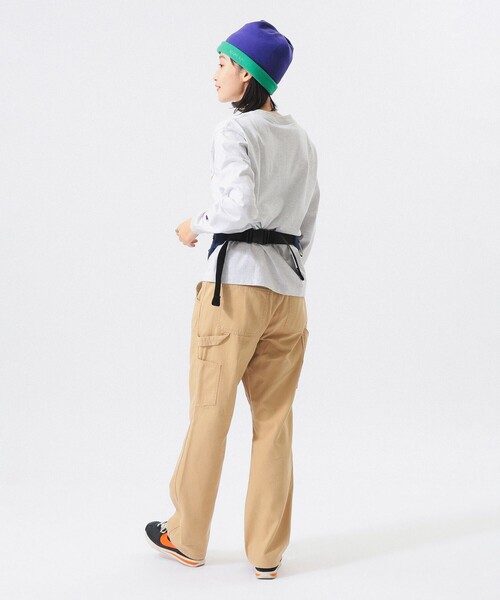 BEAMS BOY(ビームスボーイ)の「ダブルニー パンツ(その他パンツ・レディース・ブラック/ベージュ・0/2/1)」の11枚目の写真