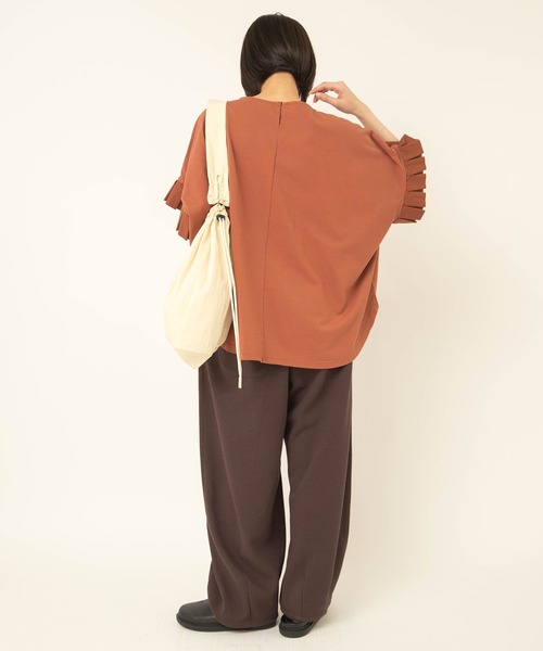 RNA-N(アールエヌエーエヌ)の「R4491 ブークレバルーンパンツ(その他パンツ・レディース・ダークブラウン/グレイッシュベージュ・FREE)」の7枚目の写真