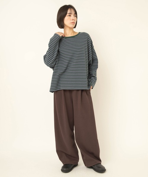 RNA-N(アールエヌエーエヌ)の「R4491 ブークレバルーンパンツ(その他パンツ・レディース・ダークブラウン/グレイッシュベージュ・FREE)」の10枚目の写真