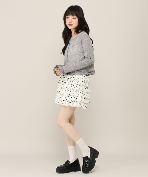 Heather（ヘザー）の「シアーフリルカーディガン　1052107（カーディガン/ボレロ・レディース・グレー/イエロー/ホワイト系その他・FREE）」の11枚目の写真
