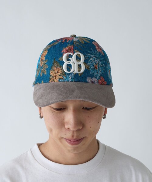 SOUNDSGOOOOD（サウンズグッド）の「【SOUNDS GOOOOD】ゴブラン柄キャップ（キャップ・メンズ・ブルー/ベージュ・ONE SIZE）」の7枚目の写真