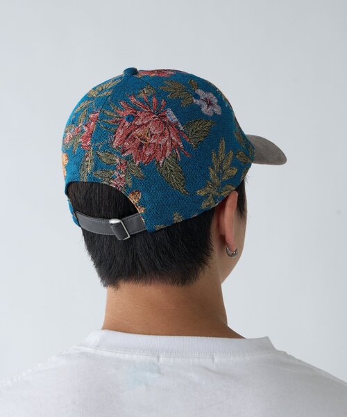 SOUNDSGOOOOD（サウンズグッド）の「【SOUNDS GOOOOD】ゴブラン柄キャップ（キャップ・メンズ・ブルー/ベージュ・ONE SIZE）」の8枚目の写真