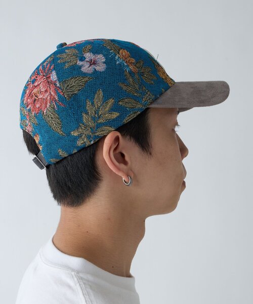 SOUNDSGOOOOD（サウンズグッド）の「【SOUNDS GOOOOD】ゴブラン柄キャップ（キャップ・メンズ・ブルー/ベージュ・ONE SIZE）」の9枚目の写真