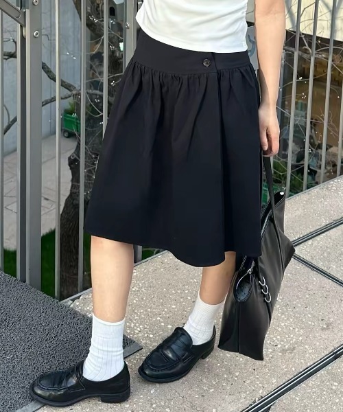 Gather low midi skirt（スカート）｜Vipoa（ヴィポア）のファッション