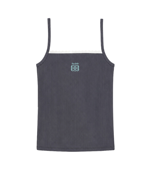 PAGESIISII(ページシシ)の「SiiSii ロゴプリントレースポイントスリーブレスオリーブ(Tシャツ/カットソー・レディース・その他・MEDIUM)」の8枚目の写真