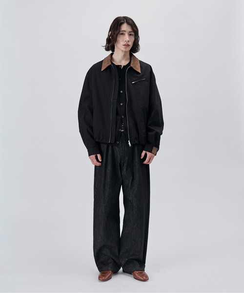 SINSS(シンス)の「Compact fine twill blouson / コンパクトファインツイルブルゾン(ブルゾン・メンズ・ブラック/ブラック系その他/ベージュ・X-SMALL/SMALL/MEDIUM/LARGE)」の16枚目の写真