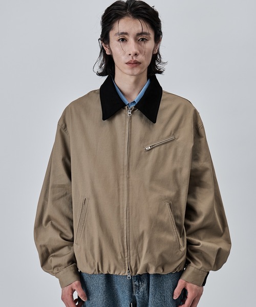 SINSS(シンス)の「Compact fine twill blouson / コンパクトファインツイルブルゾン(ブルゾン・メンズ・ブラック/ブラック系その他/ベージュ・X-SMALL/SMALL/MEDIUM/LARGE)」の18枚目の写真