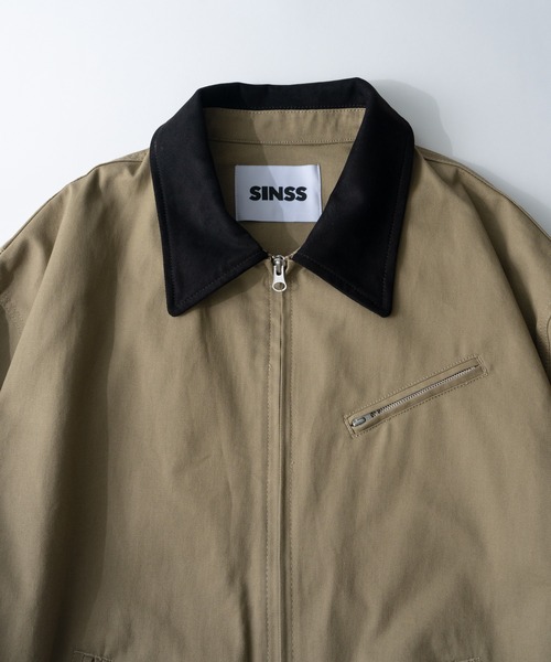 SINSS(シンス)の「Compact fine twill blouson / コンパクトファインツイルブルゾン(ブルゾン・メンズ・ブラック/ブラック系その他/ベージュ・X-SMALL/SMALL/MEDIUM/LARGE)」の12枚目の写真