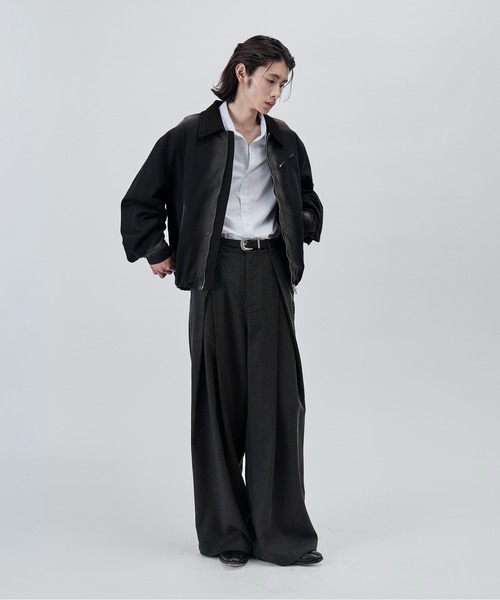 SINSS(シンス)の「Compact fine twill blouson / コンパクトファインツイルブルゾン(ブルゾン・メンズ・ブラック/ブラック系その他/ベージュ・X-SMALL/SMALL/MEDIUM/LARGE)」の17枚目の写真