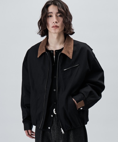 SINSS(シンス)の「Compact fine twill blouson / コンパクトファインツイルブルゾン(ブルゾン・メンズ・ブラック/ブラック系その他/ベージュ・X-SMALL/SMALL/MEDIUM/LARGE)」の7枚目の写真