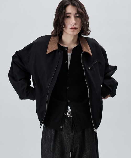 SINSS(シンス)の「Compact fine twill blouson / コンパクトファインツイルブルゾン(ブルゾン・メンズ・ブラック/ブラック系その他/ベージュ・X-SMALL/SMALL/MEDIUM/LARGE)」の6枚目の写真