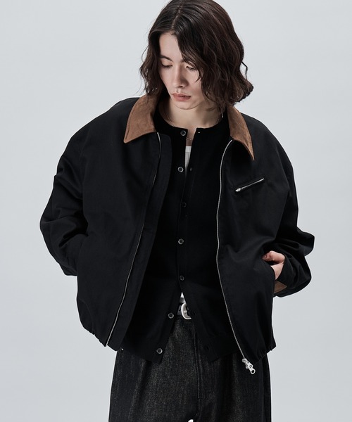 SINSS(シンス)の「Compact fine twill blouson / コンパクトファインツイルブルゾン(ブルゾン・メンズ・ブラック/ブラック系その他/ベージュ・X-SMALL/SMALL/MEDIUM/LARGE)」の5枚目の写真