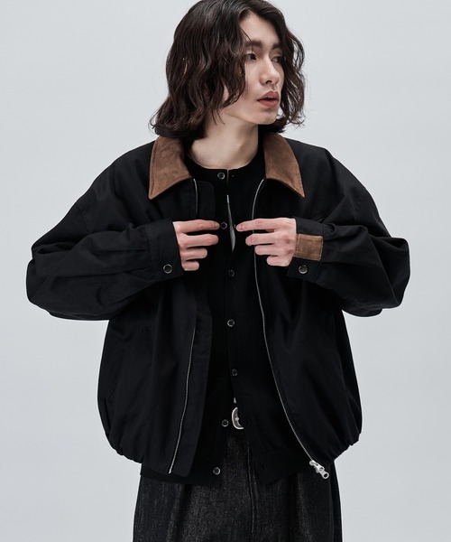 SINSS(シンス)の「Compact fine twill blouson / コンパクトファインツイルブルゾン(ブルゾン・メンズ・ブラック/ブラック系その他/ベージュ・X-SMALL/SMALL/MEDIUM/LARGE)」の4枚目の写真