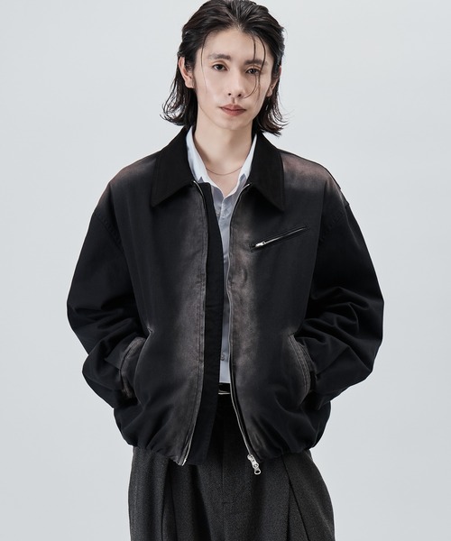 SINSS(シンス)の「Compact fine twill blouson / コンパクトファインツイルブルゾン(ブルゾン・メンズ・ブラック/ブラック系その他/ベージュ・X-SMALL/SMALL/MEDIUM/LARGE)」の20枚目の写真
