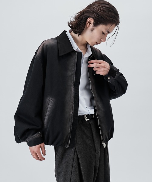 SINSS(シンス)の「Compact fine twill blouson / コンパクトファインツイルブルゾン(ブルゾン・メンズ・ブラック/ブラック系その他/ベージュ・X-SMALL/SMALL/MEDIUM/LARGE)」の22枚目の写真