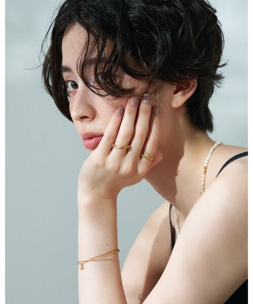 collex(コレックス)の「【Ljud/ユード】イヤーカフ&リング クロス(イヤーカフ・レディース・シルバー/ゴールド・フリー)」の9枚目の写真