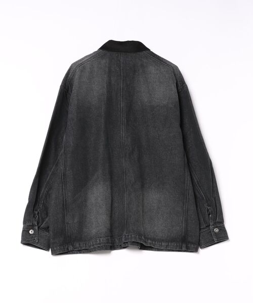 GEORGE'S(ジョージズ)の「加工リメイクカバーオール(テーラードジャケット・メンズ・ブラック/ネイビー・MEDIUM/LARGE)」の3枚目の写真