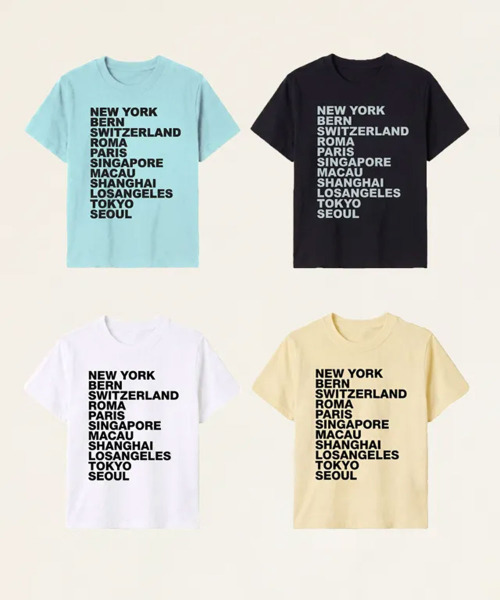 VIVID LADY(ビビッドレディー)の「シティロゴプリント 半袖Tシャツ(Tシャツ/カットソー・レディース・ホワイト/ブラック/ミント/イエロー・FREE)」の22枚目の写真