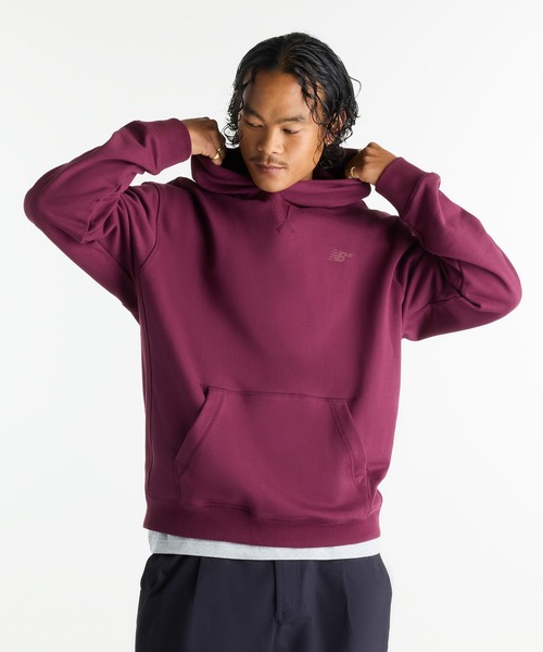 NEW BALANCE(ニューバランス)の「Numeric フレンチテリーフーディ(パーカー・メンズ・ボルドー/ヘザーグレー・XX-LARGE/X-LARGE/LARGE/MEDIUM)」の1枚目の写真
