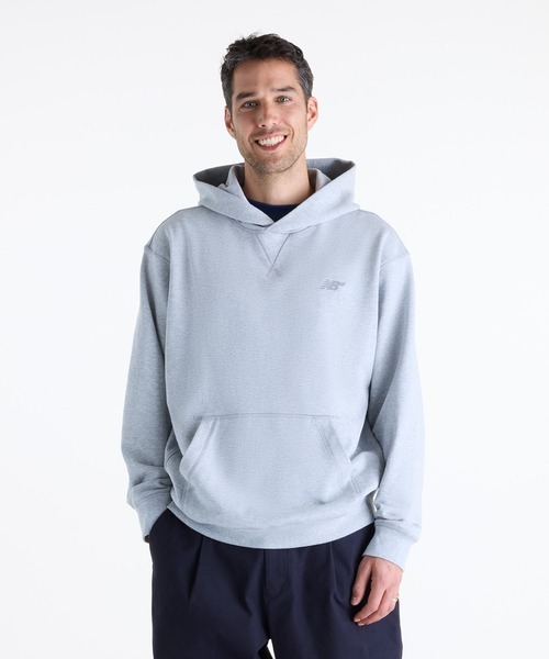 NEW BALANCE(ニューバランス)の「Numeric フレンチテリーフーディ(パーカー・メンズ・ボルドー/ヘザーグレー・XX-LARGE/X-LARGE/LARGE/MEDIUM)」の2枚目の写真