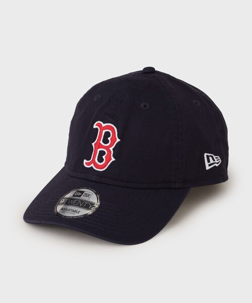 tk.TAKEO KIKUCHI(ティーケータケオキクチ)の「【NEW ERA】9TWENTY ボストン・レッドソックス ネイビー × ラディアントレッド(キャップ・メンズ・ネイビー・00)」の2枚目の写真