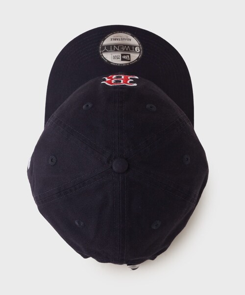 tk.TAKEO KIKUCHI(ティーケータケオキクチ)の「【NEW ERA】9TWENTY ボストン・レッドソックス ネイビー × ラディアントレッド(キャップ・メンズ・ネイビー・00)」の4枚目の写真
