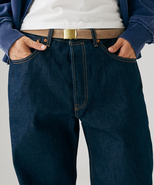 Levi's（リーバイス）の「LEVI'S (R) / リーバイス 別注 501 ルーズ L28（デニムパンツ・メンズ・ネイビー・34/32/30/29/36）」の3枚目の写真