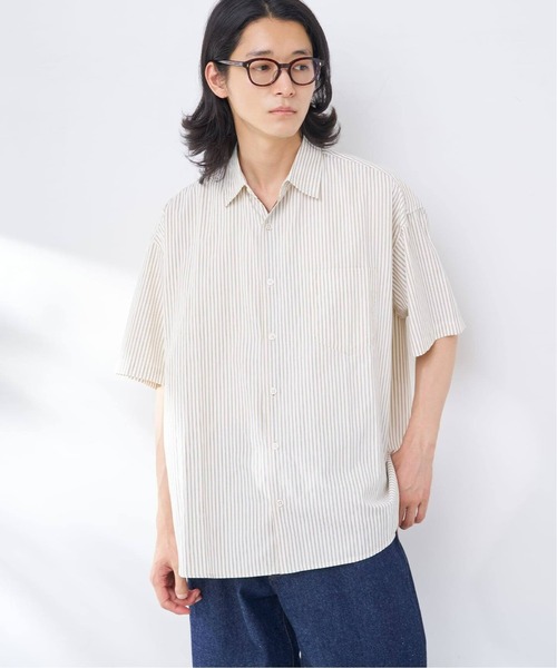 B.C STOCK(ベーセーストック)の「アソートオーバーシャツ ショートスリーブ(シャツ/ブラウス・メンズ・イエロー系その他/ホワイト×ホワイト/ブルー/ライトブルー・FREE)」の12枚目の写真