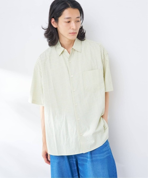 B.C STOCK(ベーセーストック)の「アソートオーバーシャツ ショートスリーブ(シャツ/ブラウス・メンズ・イエロー系その他/ホワイト×ホワイト/ブルー/ライトブルー・FREE)」の22枚目の写真
