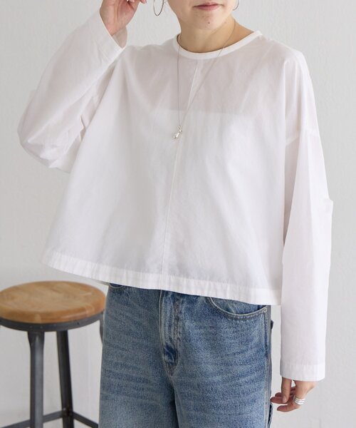 BEARDSLEY（ビアズリー）の「バックリボンブラウス（シャツ/ブラウス・レディース・ホワイト/グレー・FREE）」の20枚目の写真