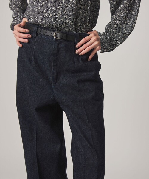 Steven Alan（スティーブンアラン）の「＜Steven Alan＞コットン スラックス デニムパンツ（デニムパンツ・レディース・オフホワイト/ネイビー・XS/S/M/L）」の9枚目の写真