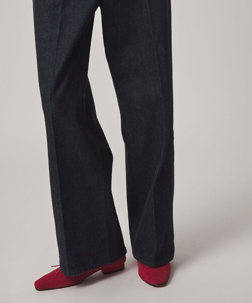 Steven Alan（スティーブンアラン）の「＜Steven Alan＞コットン スラックス デニムパンツ（デニムパンツ・レディース・オフホワイト/ネイビー・XS/S/M/L）」の10枚目の写真